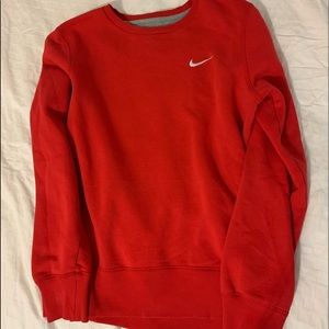 nike embroided crewneck